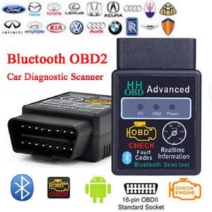 Twolacking ELM327 V2.1 OBD2 Bluetooth Car Scanner Android Auto Torque Diagnostic Scan Tool