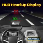 Car GPS HUD Windshield Projector Head-up Display Digital Speed Alarm Reminder